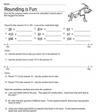 rounding numbers educational resource